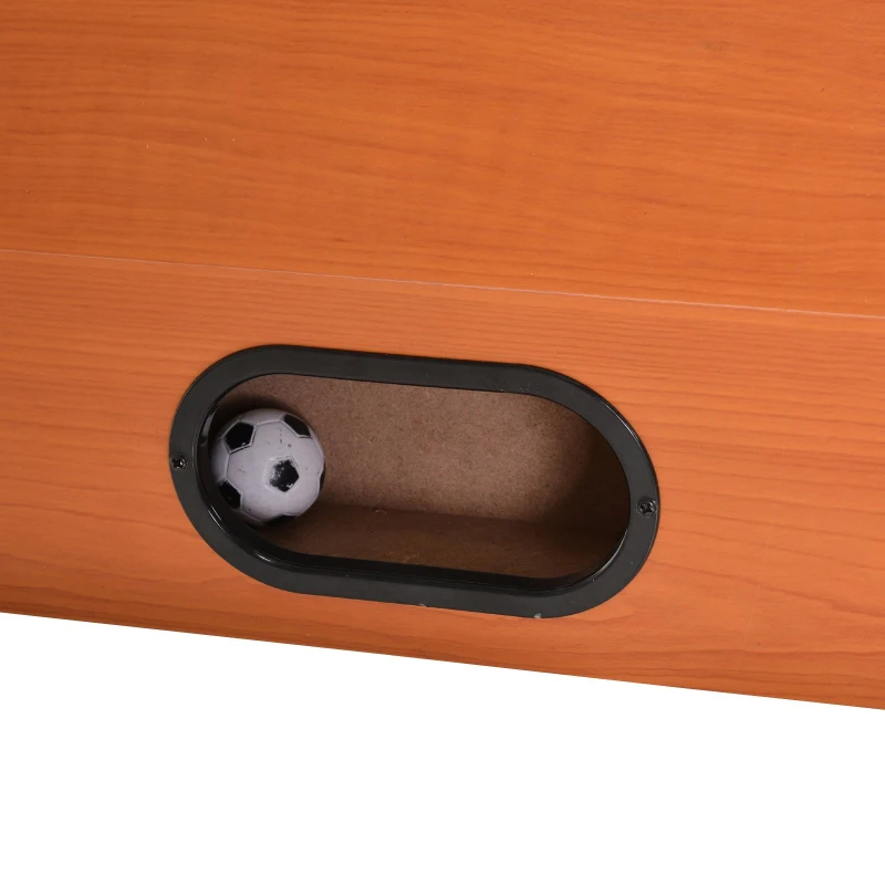 HOMCOM 4FT Football Foosball  Play Table Kids Family Soccer Ball with Legs Home Sports Fun Pub Indoor Gaming