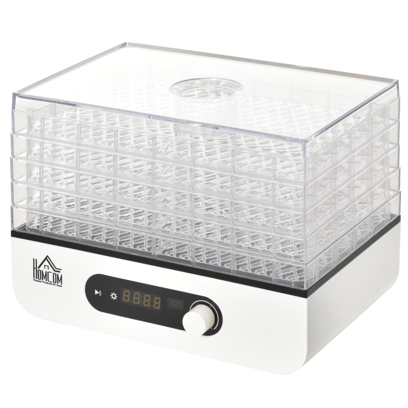 HOMCOM 35-70℃ Five-Tray Food Dehydrator