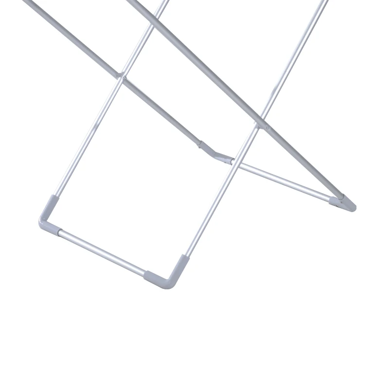 HOMCOM Electric Clothing Drying Rack-Silver
