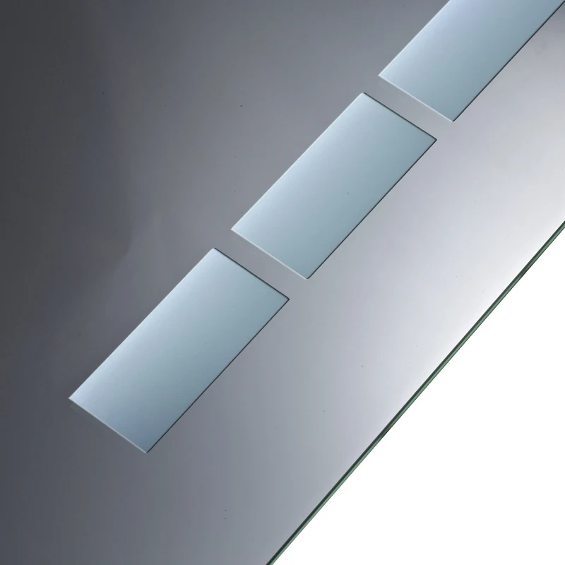 HOMCOM LED Illuminated Bathroom Infrared Sensor Mirror Dustproof Light 60×80x4CM New