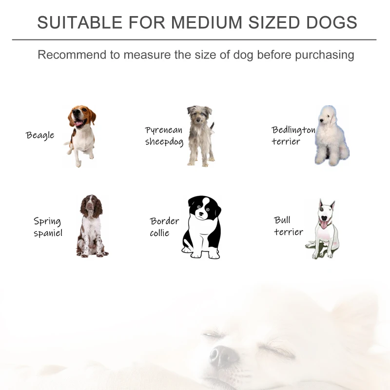 PawHut Dog Sofa Oval Shaped Pet Bed, Cat Chair Couch with Sponge Padded Cushion, Washable Cover, Wooden Legs for Small Dogs - Light Grey