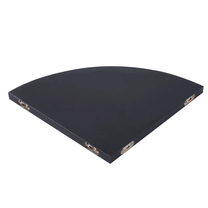 HOMCOM 30L x 30W x 2H cm 2 Piece Wall-Mounted Shelf-Black