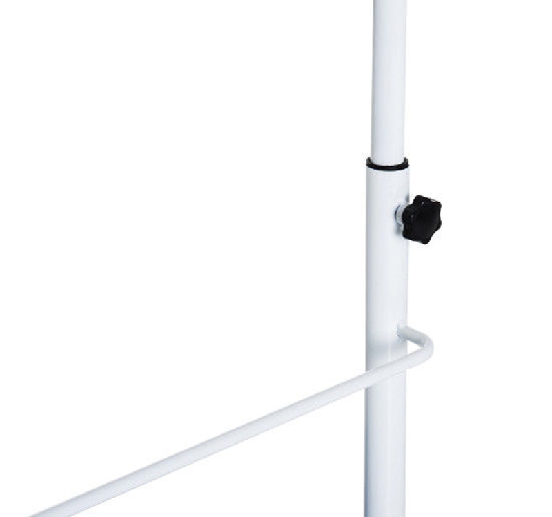 HOMCOM Twin Flywheel Treadmill for Home-Blue/White