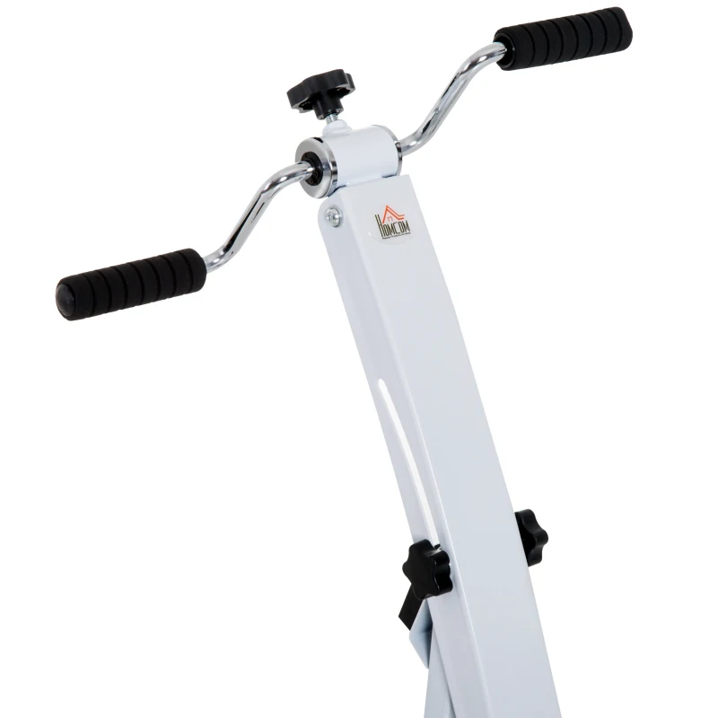 HOMCOM Exercise Bike With LCD Display-White
