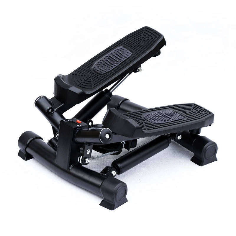 HOMCOM Mini Stepper W/Training Ropes-Black