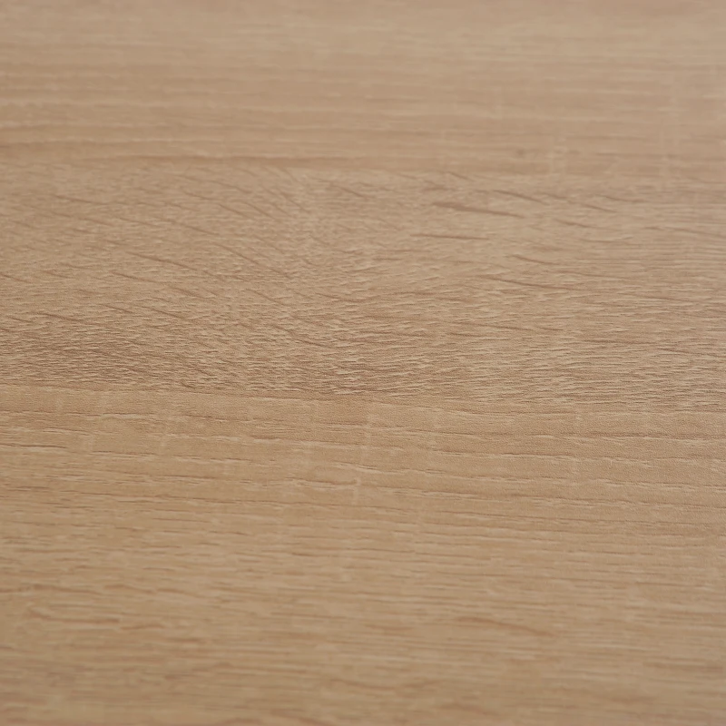 HOMCOM Computer Desk Writing Table Workstation Sliding Keyboard Tray 2 Drawers Storage Home Office Furniture 110 x 55 x 76 cm