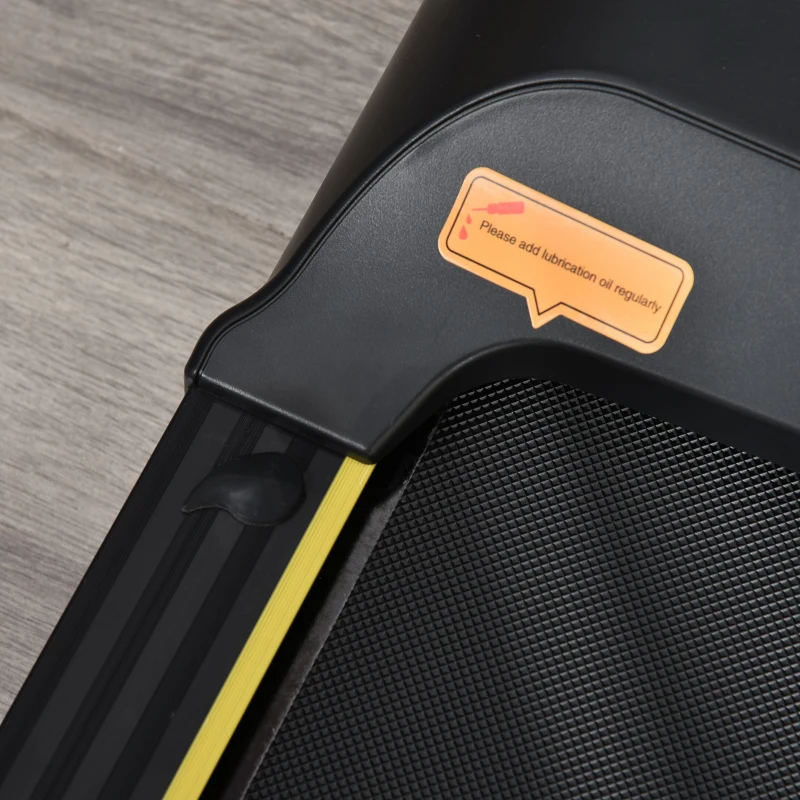 HOMCOM Walking Treadmill Walking Pad for Home, Office, Fitness Studio, Training Room 1-6km/h Aerobic Exercise Machine LED Display, Black