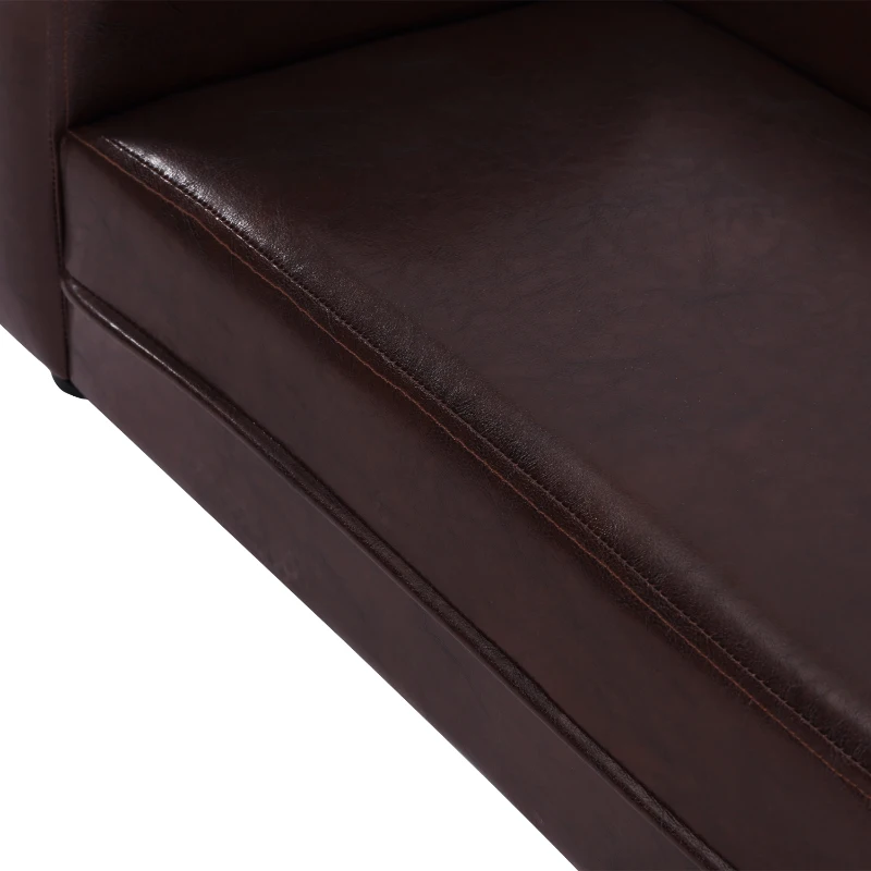 Pawhut 82.5Lx45Wx41.5H cm Pet Sofa-Brown