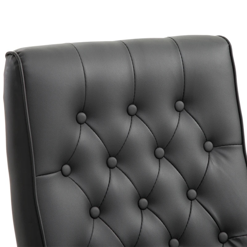 Vinsetto High Back Executive Office Chair, 360° Swivel, PU Leather-Black