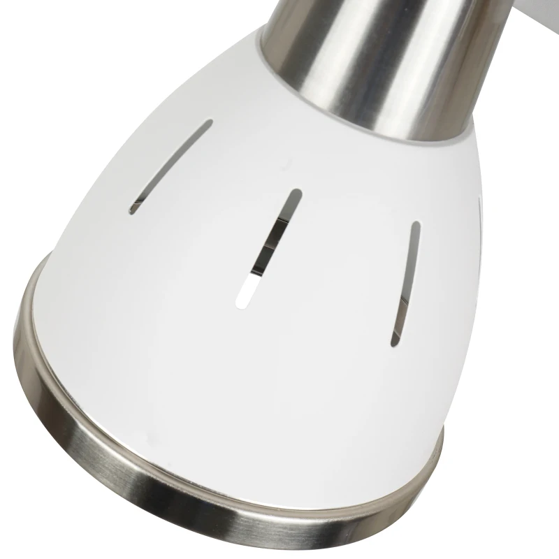 HOMCOM Adjustable 4 Lights Wall Lamp Spotlight Sconce E27 Socket White