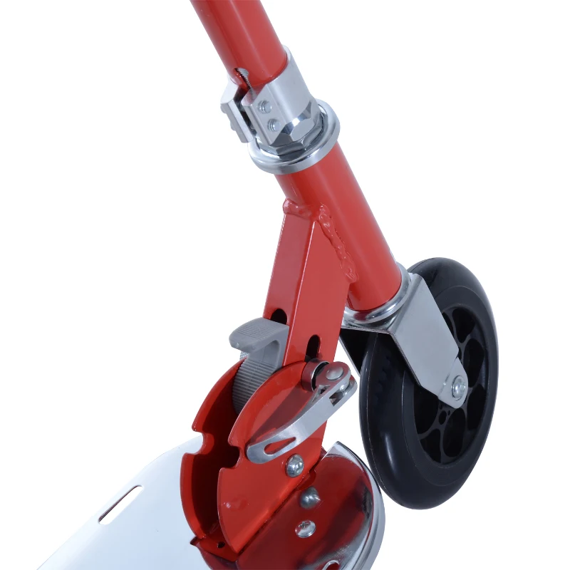 HOMCOM Electric Scooter, Adjustable, 120W-Red
