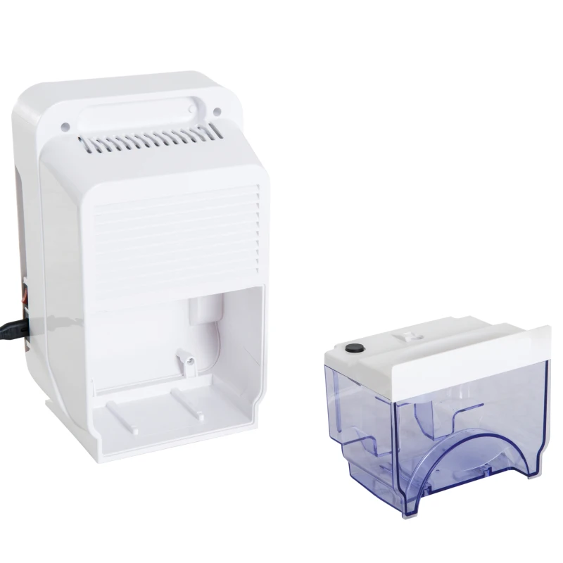 HOMCOM Portable 1300ml Dehumidifier Damp Mould Condensation Moisture Compact Home Office Garage