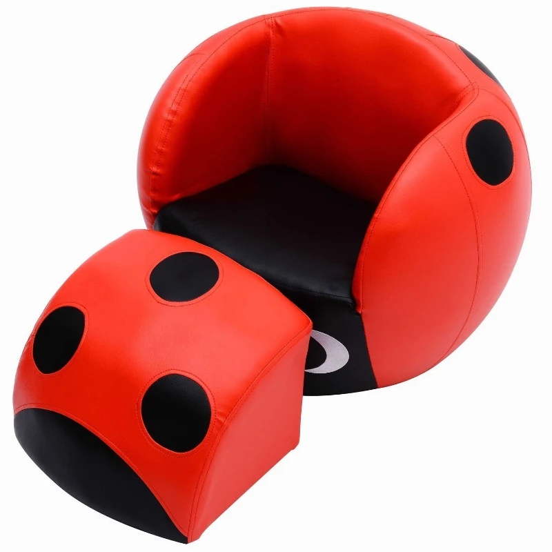 HOMCOM Children Ladybug Chair Set