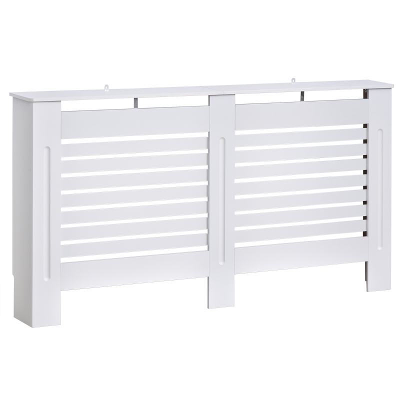 HOMCOM 152Lx19Wx81H cm MDF Radiator Cover-White
