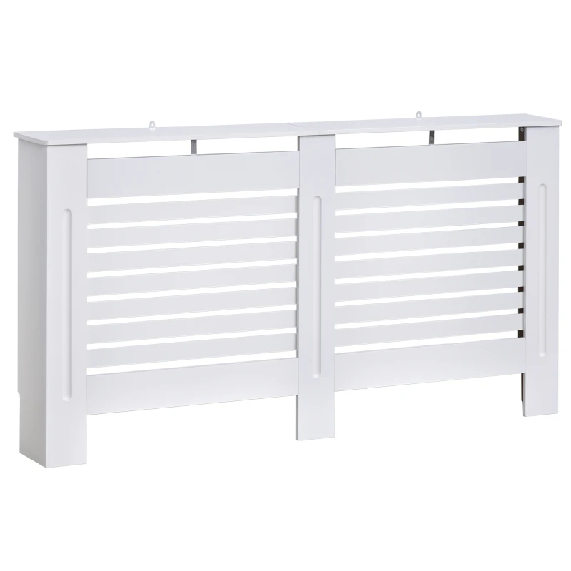 HOMCOM MDF Radiator Cover, 152 cm L-White | Aosom UK