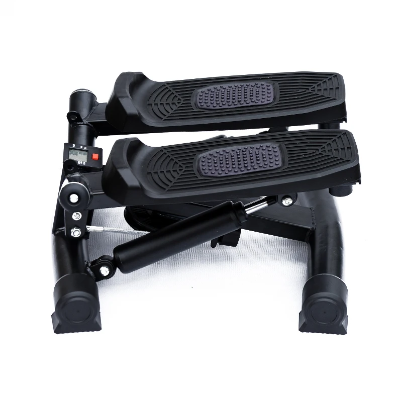 HOMCOM Mini Stepper W/Training Ropes-Black