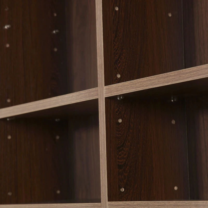 HOMCOM 33 Adjustable Compartment Storage Unit - Brown