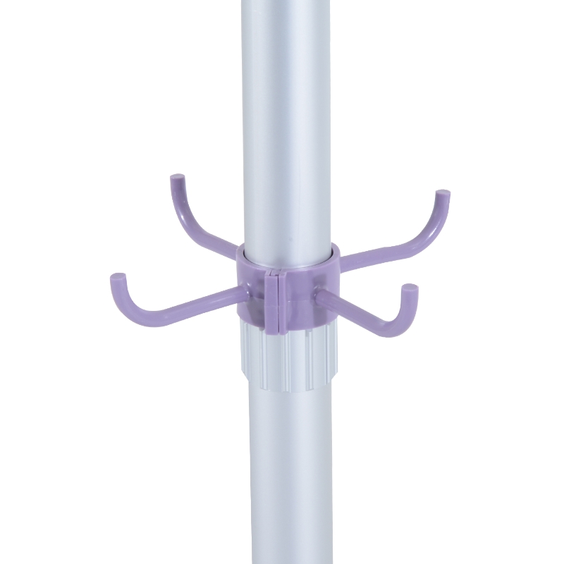 HOMCOM Portable Hot Air Electric Clothes Dryer, 900W-White