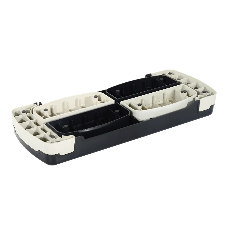 HOMCOM Plastic 3-Level Aerobic Stepper Training Block Black