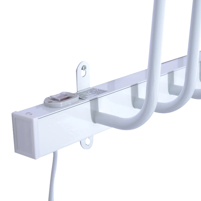 HOMCOM Electric Shoes Dryer, Wall-Mounted-White