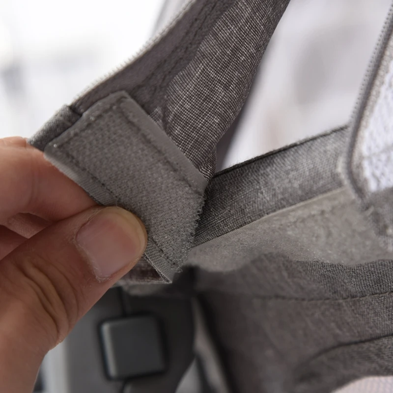 HOMCOM Babies 2-in1 Oxford Cloth Playmat Crib Grey