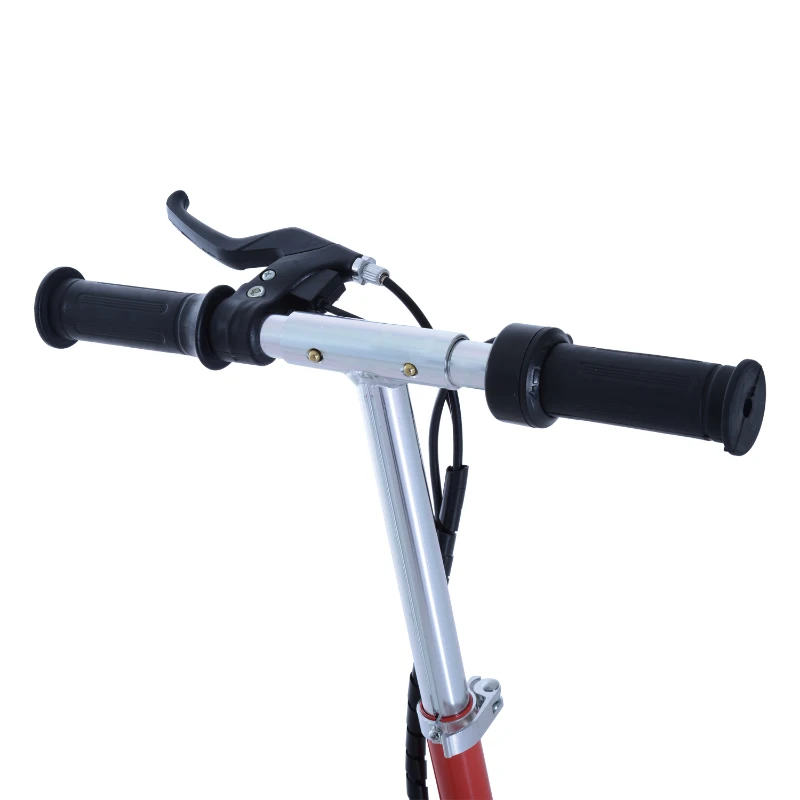 HOMCOM Electric Scooter, Adjustable, 120W-Red