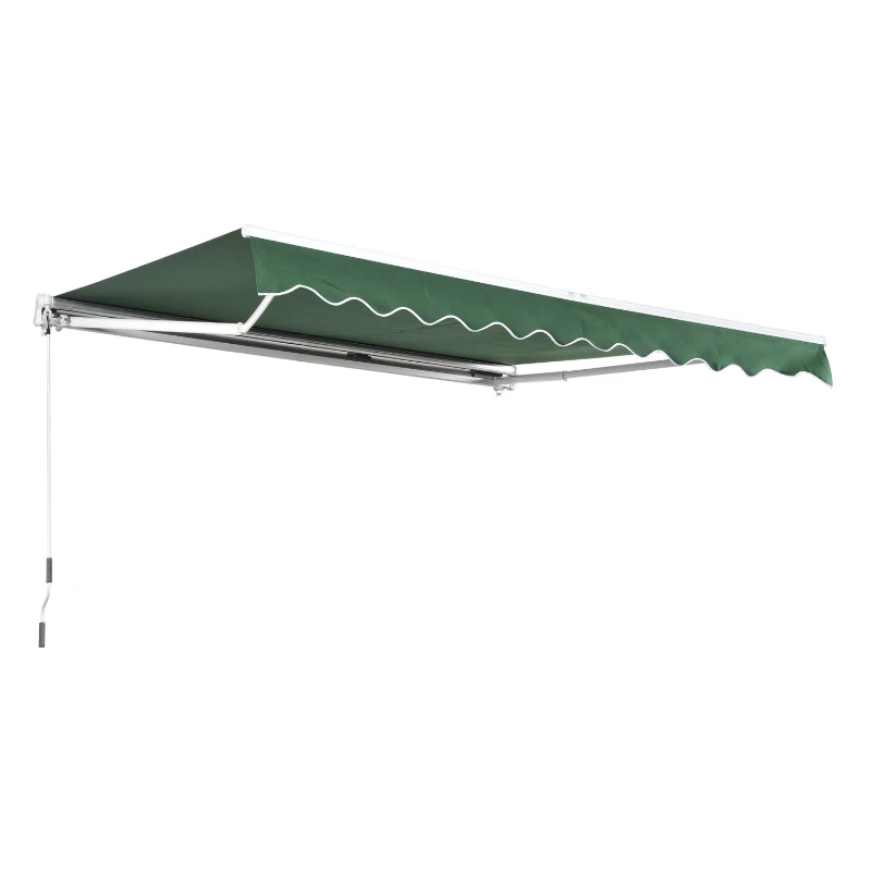 Outsunny Awning Canopy Shelter-Green