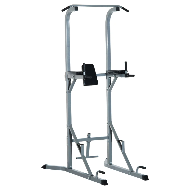 HOMCOM Unisex Power Tower Pull Push Chin up Bar