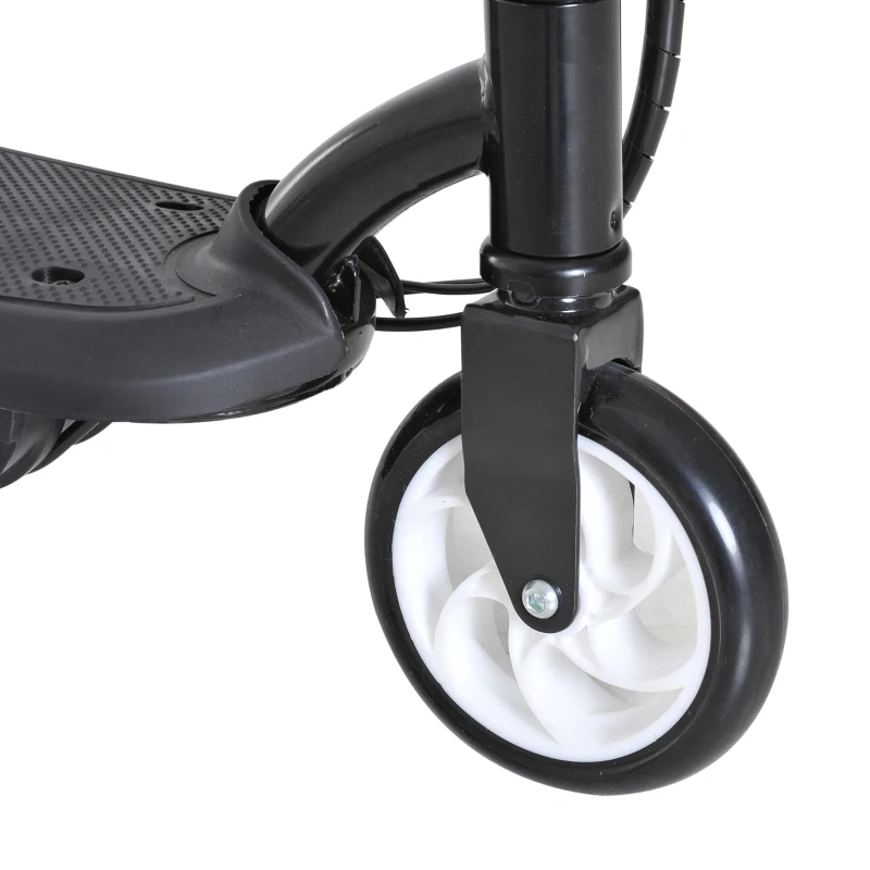 HOMCOM Electric E-Scooter, Age 7-14-Black Colour