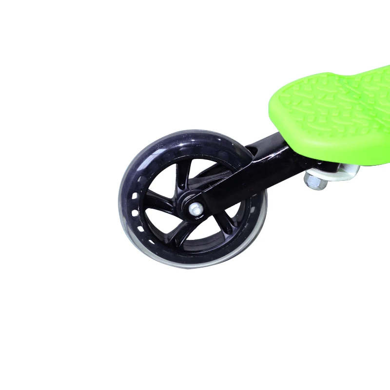 HOMCOM Kids 3 Wheels Foldable Speeder Push Scooter Tri Motion Slider Green BY HOMCOM