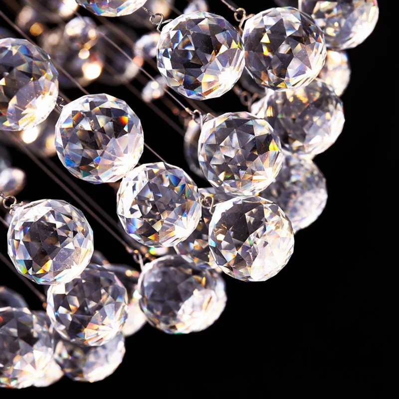 HOMCOM 6-Light Wall Mounted Modern Ceiling Pendant Chandelier Lamp