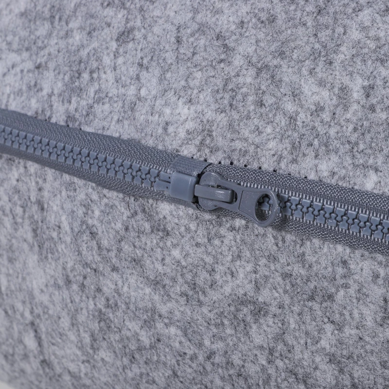 PawHut Pet Electric Heating Pad Cat Dog Bed Berber Fleece Shelter Pet Indoor Warming Mat Chew-Proof Cord Grey 47 x 38 x 24 cm