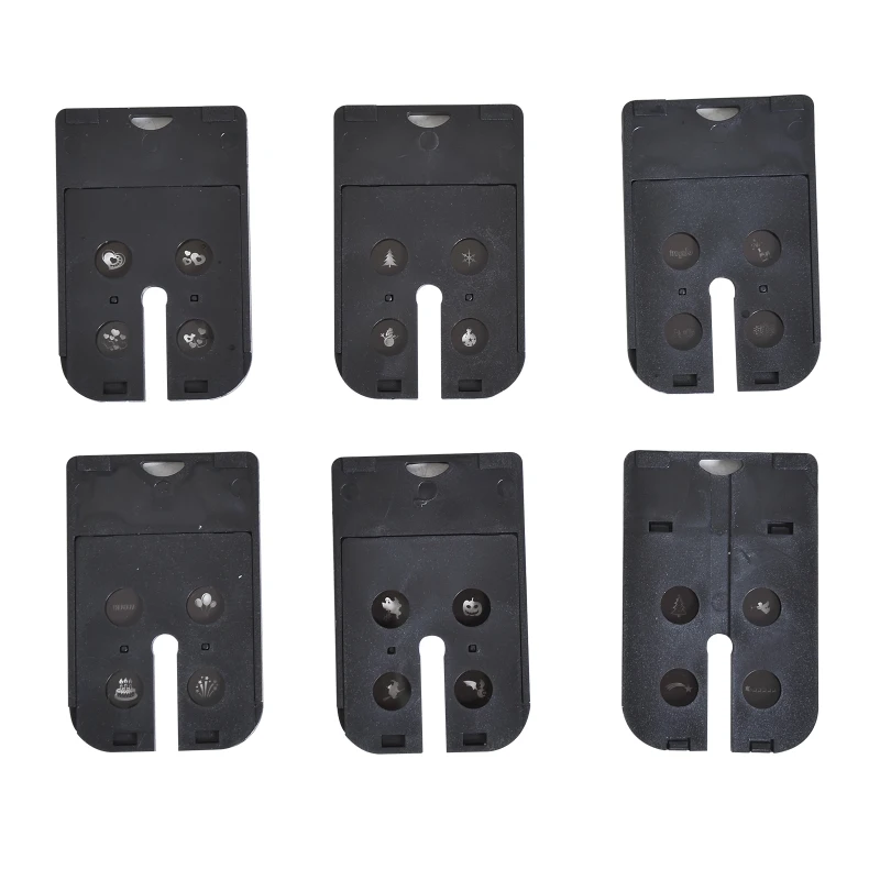 HOMCOM Christmas Laser Light Projector Decoration Garden Landscape Parties 6 Replaceable Pattern Slides Xmas Holiday Ind