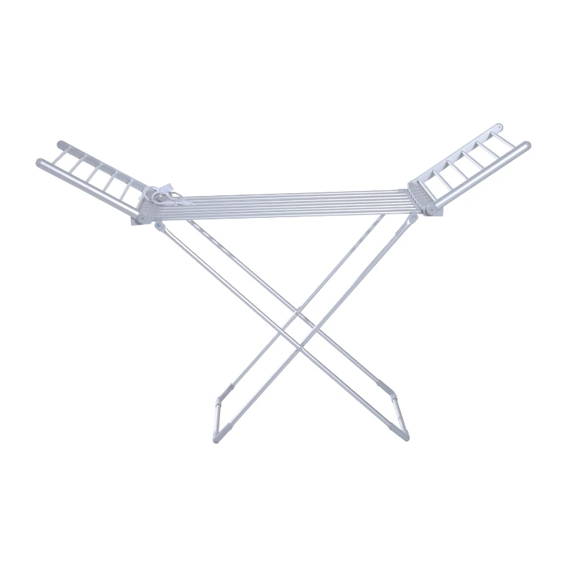 HOMCOM Electric Clothing Drying Rack-Silver