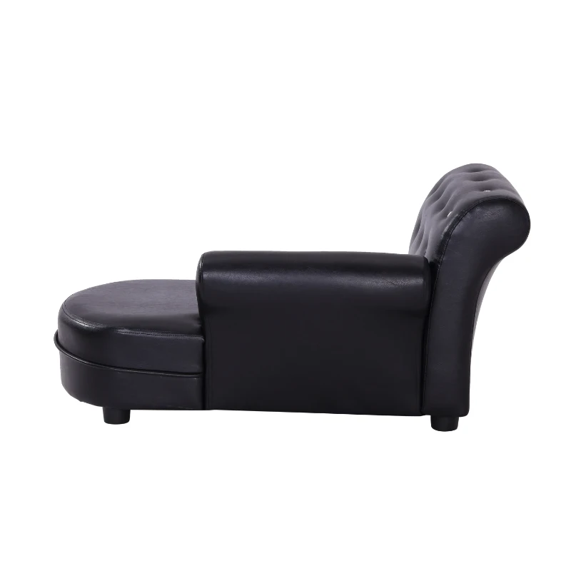 Pawhut 82.5Lx45Wx41.5H cm Pet Sofa-Black