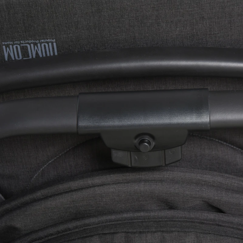 HOMCOM Lightweight Baby Stroller Pushchair Buggy Adjustable Reclinable Back Aluminum Frame, Five Point Harness, One Hand Foldable, Storage Basket, Suspension Wheels For 0 - 36 months