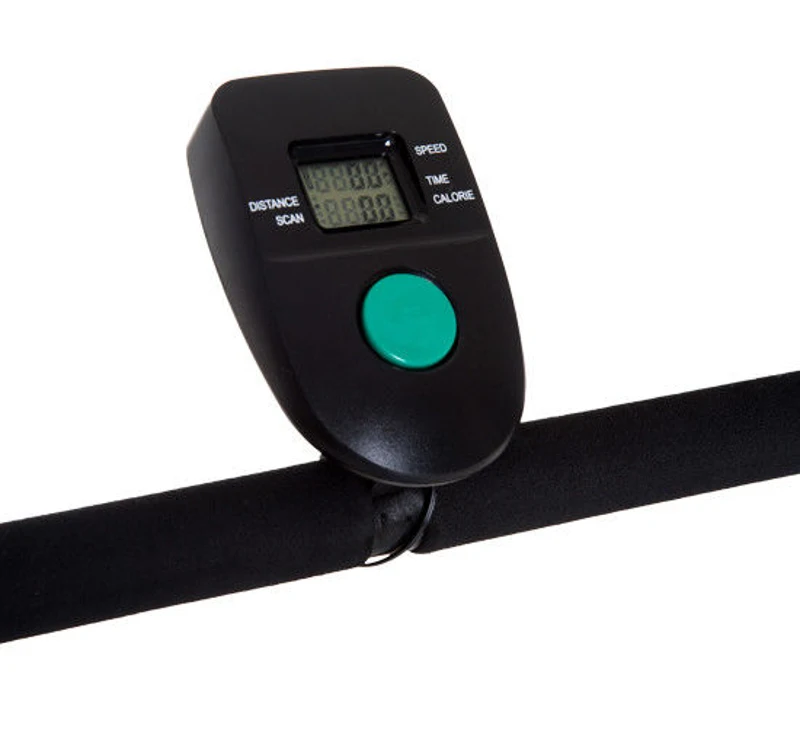 HOMCOM Twin Flywheel Treadmill for Home-Blue/White