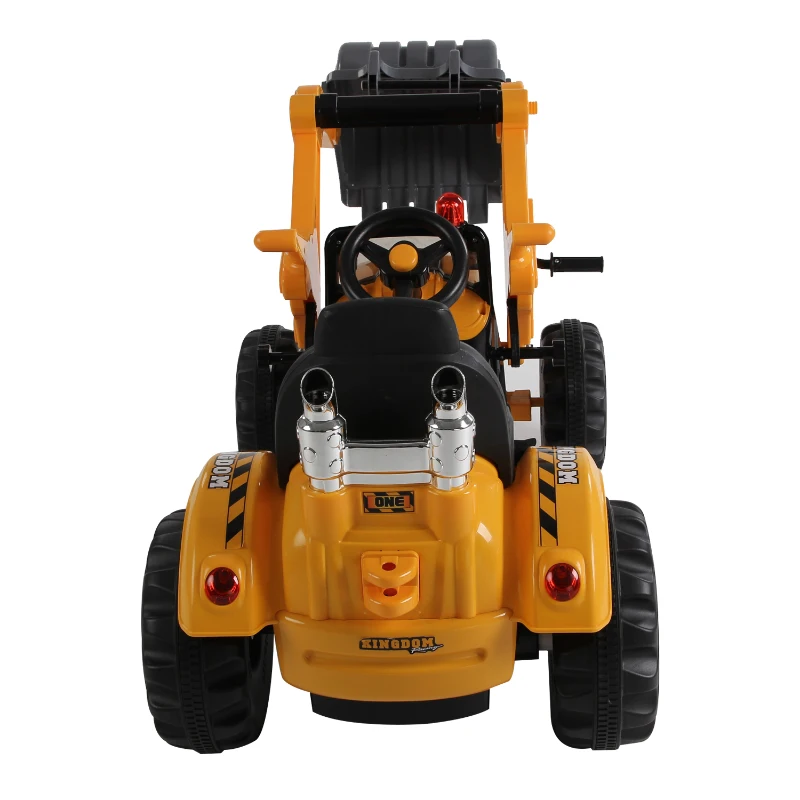 HOMCOM Kids Ride On Excavator, 6V-Yellow