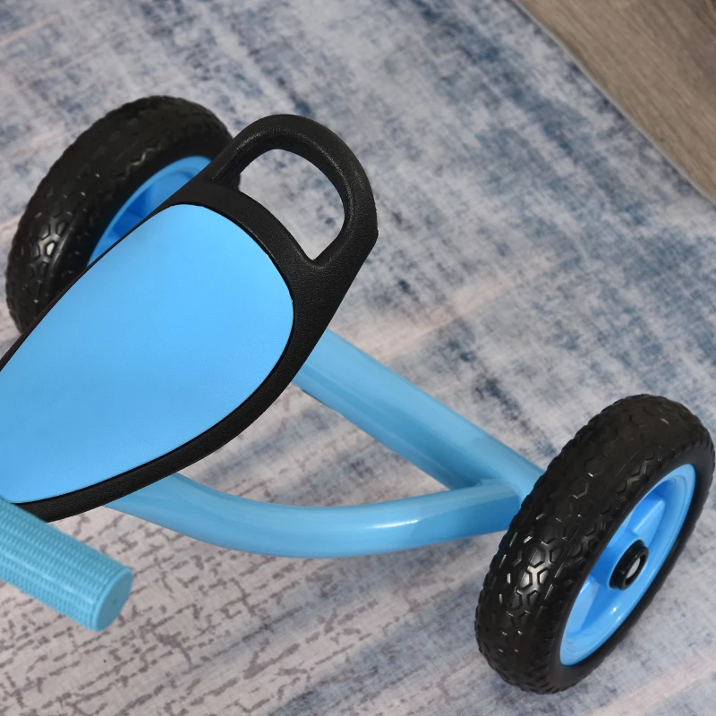 Qaba Kids 3-Wheel Plastic Pedal Tricycle Blue