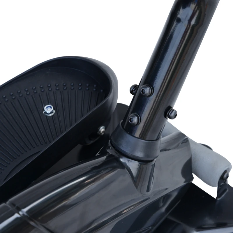 HOMCOM Elliptical Trainer W/ LCD Display, Magnetic Resistance-Black