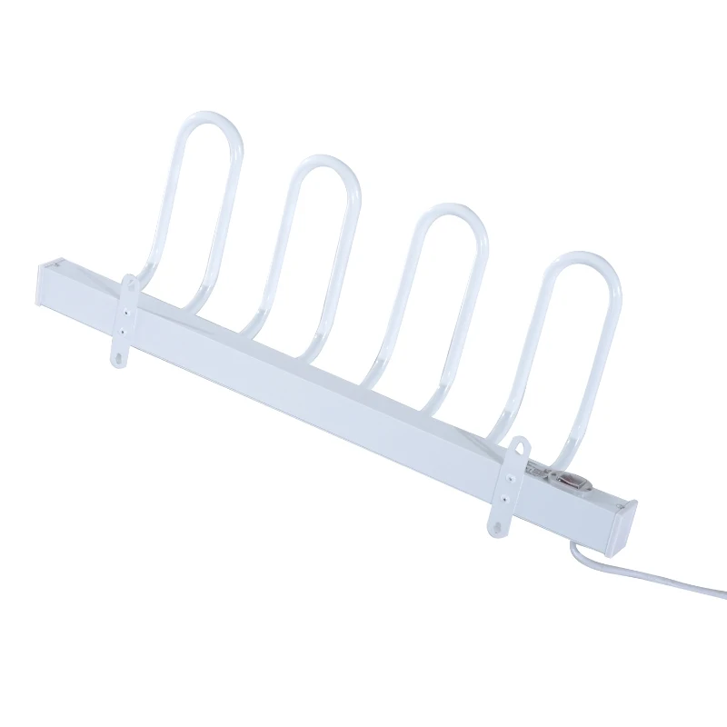 HOMCOM Electric Shoes Dryer, Wall-Mounted-White