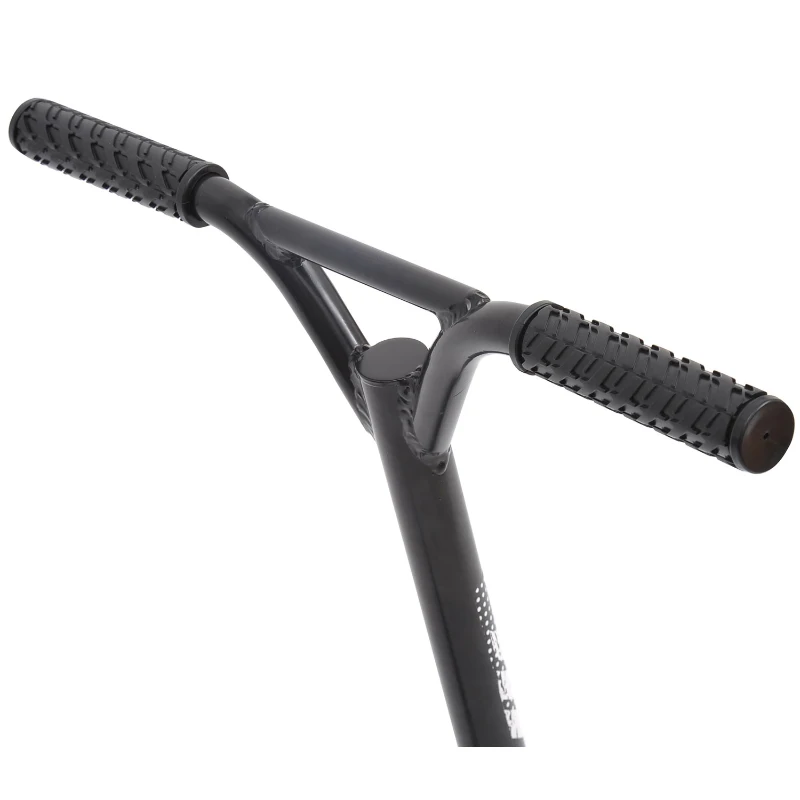 HOMCOM OUTDOOR PUSH STUNT SCOOTER 2 WHEEL FIXED BAR 360 DEGREE STREET KIDS CHILDREN ADULTS Black