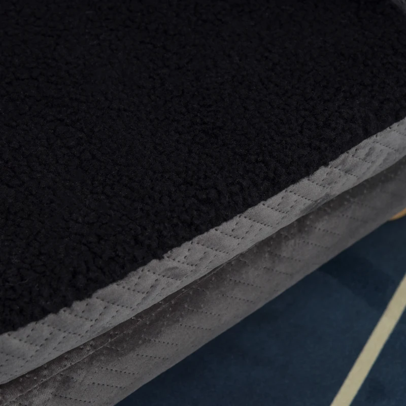 PawHut Dog Sofa, Luxury Tub Shaped Pet Couch, Cat Kitten Bed with Removable Cushion, Wood Frame, High Back for Small Sized Dogs