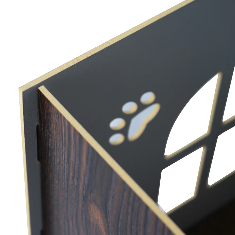 PawHut Cat House Scratching Pad, 40H cm-Brown