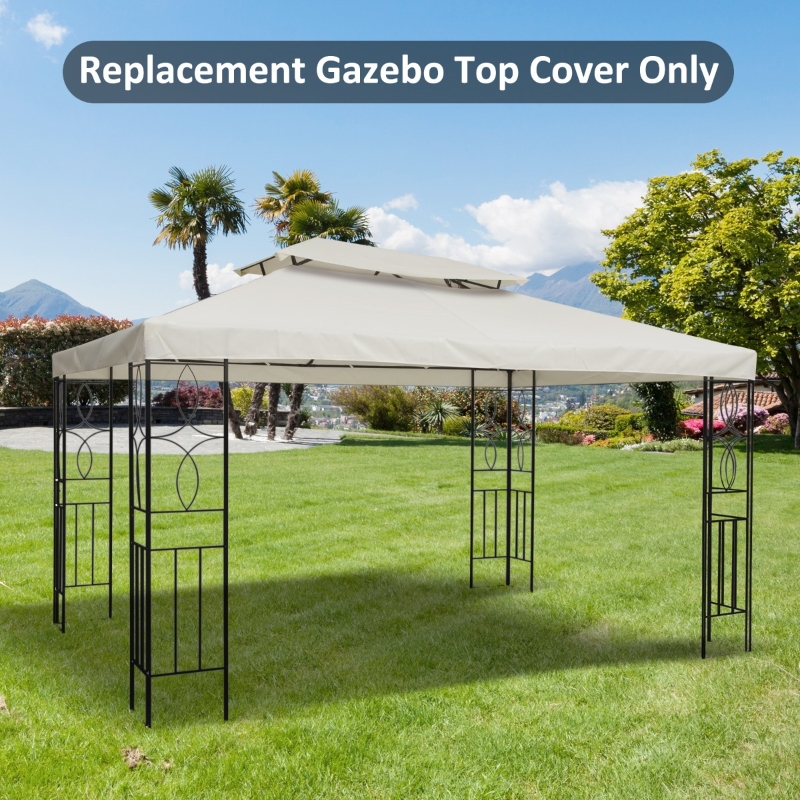 Outsunny 2-Tier Waterproof Gazebo 