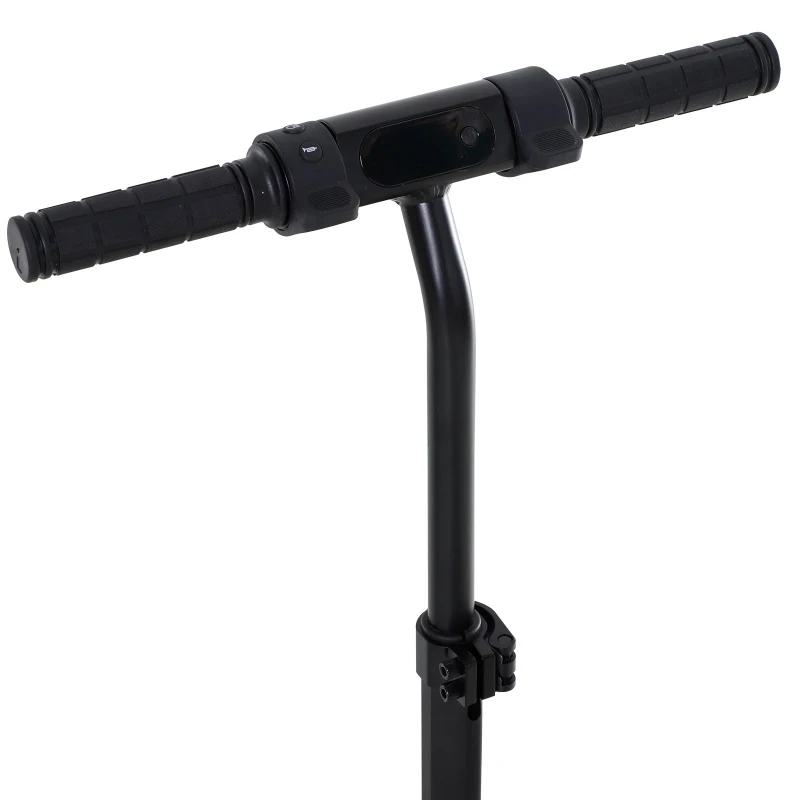 HOMCOM Teen/Adults Aluminium Folding Electric Scooter w/ Lights Black