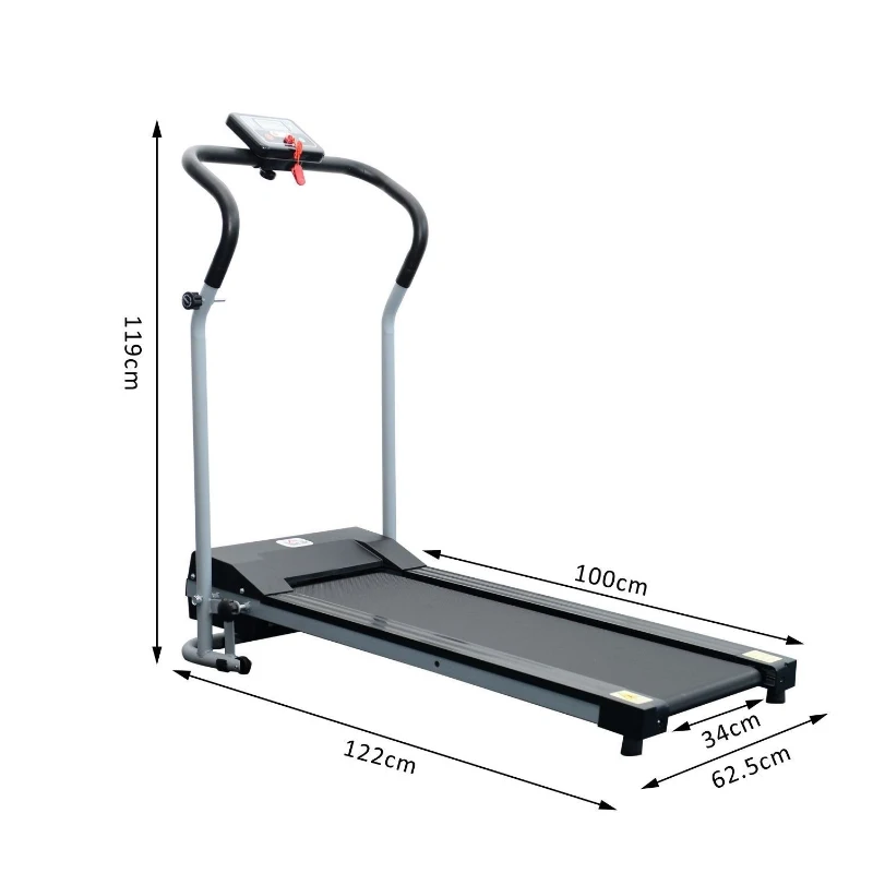 HOMCOM Unisex Motorised Electric Treadmill