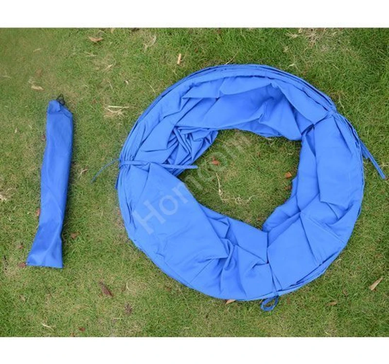 5m Long Dog Tunnel Rigid Agility Training Equipment with Carrying Bag BY HOMCOM