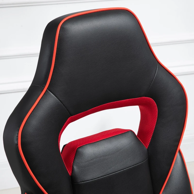 Vinsetto PU Leather Upholstered Racing Chair Red/Black