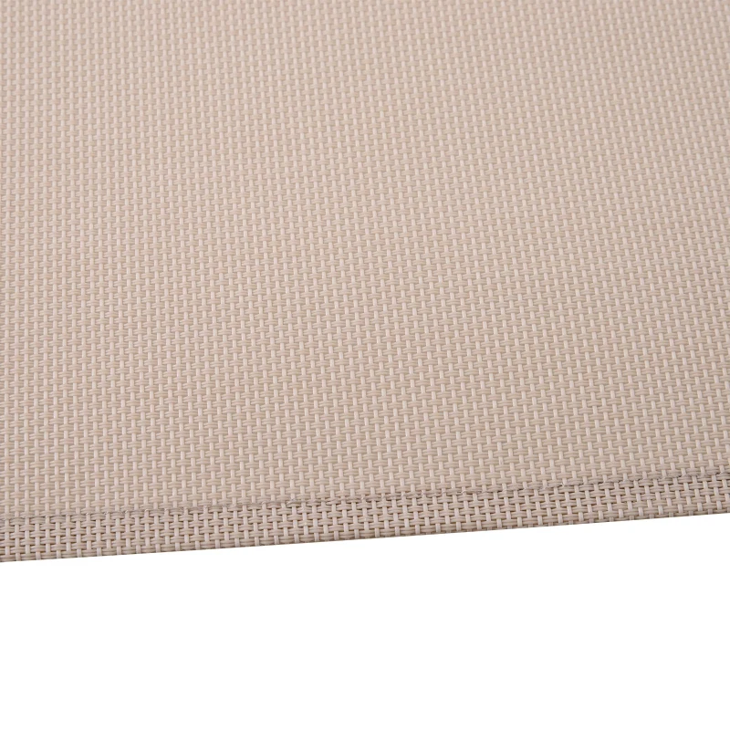 Outsunny Single Garden Rocking Bed Outdoor Swing Sun Lounger Day Bed Recliner with Pillow - Beige